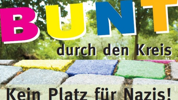 Bunt durch den Kreis bearbeitet